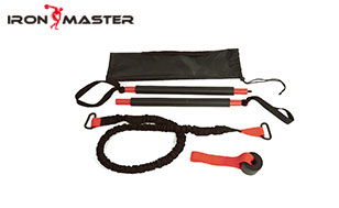 Zubehör-Trainingsstange für zu Hause, X2, Türanker, elastisches Seil, Kraft- und Rumpftrainingsset